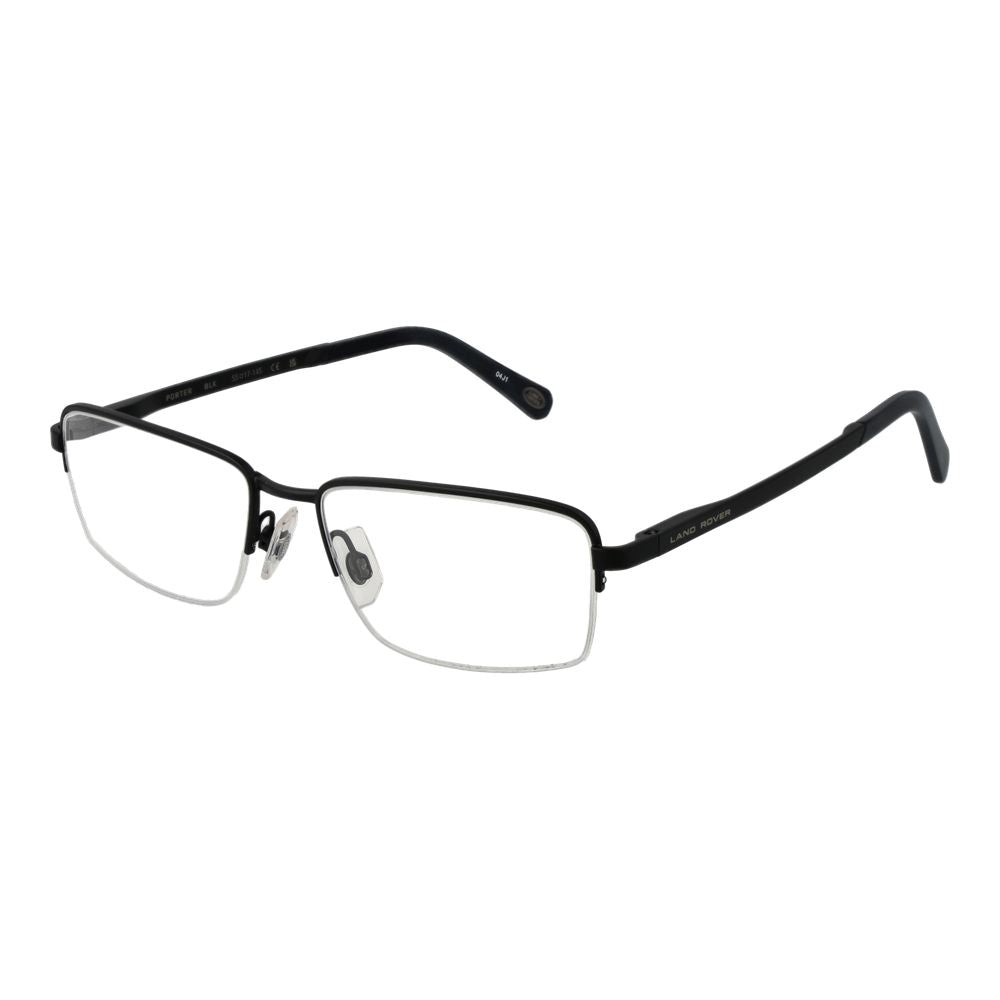 Land Rover schwarze Edelstahlbrille (Fassung)