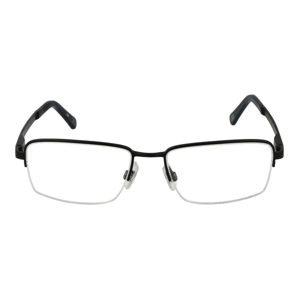 Land Rover schwarze Edelstahlbrille (Fassung)