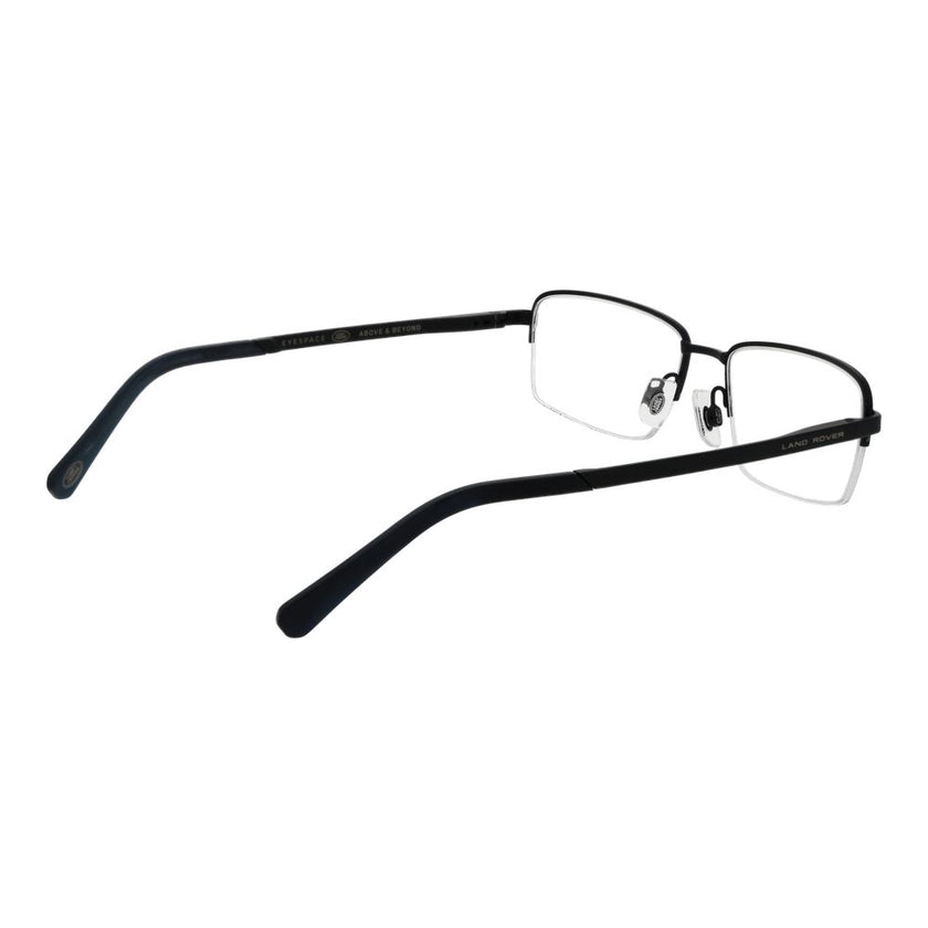 Land Rover schwarze Edelstahlbrille (Fassung)