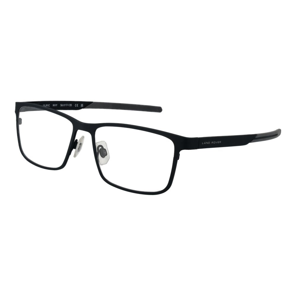 Land Rover Brille aus schwarzem Edelstahl (Fassung)