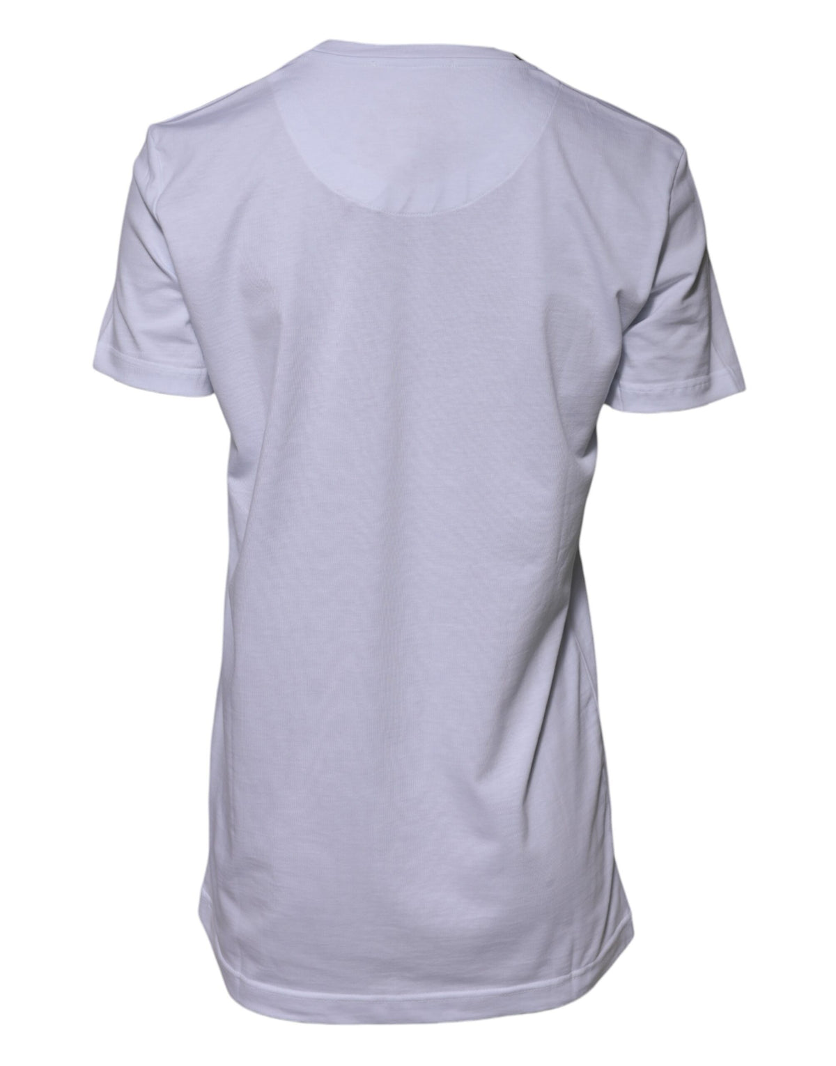 Dolce & Gabbana White Cotton Goodluck 2023 Crewneck T-Shirt