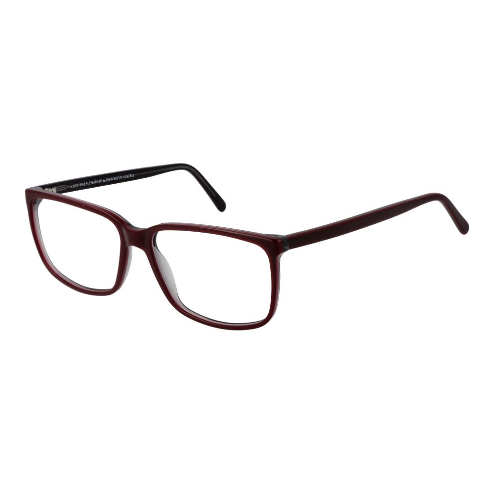 Andy Wolf Brille aus Burgunderrotem Acetat (Gestell)