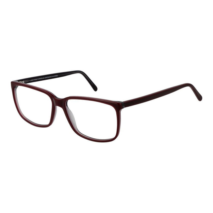 Andy Wolf Brille aus Burgunderrotem Acetat (Gestell)