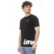 Invicta Herren T-Shirt aus schwarzer Baumwolle