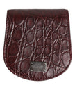 Dolce & Gabbana Burgunder Exotische Haut Münze Kondom Fall Halter Tasche Brieftasche