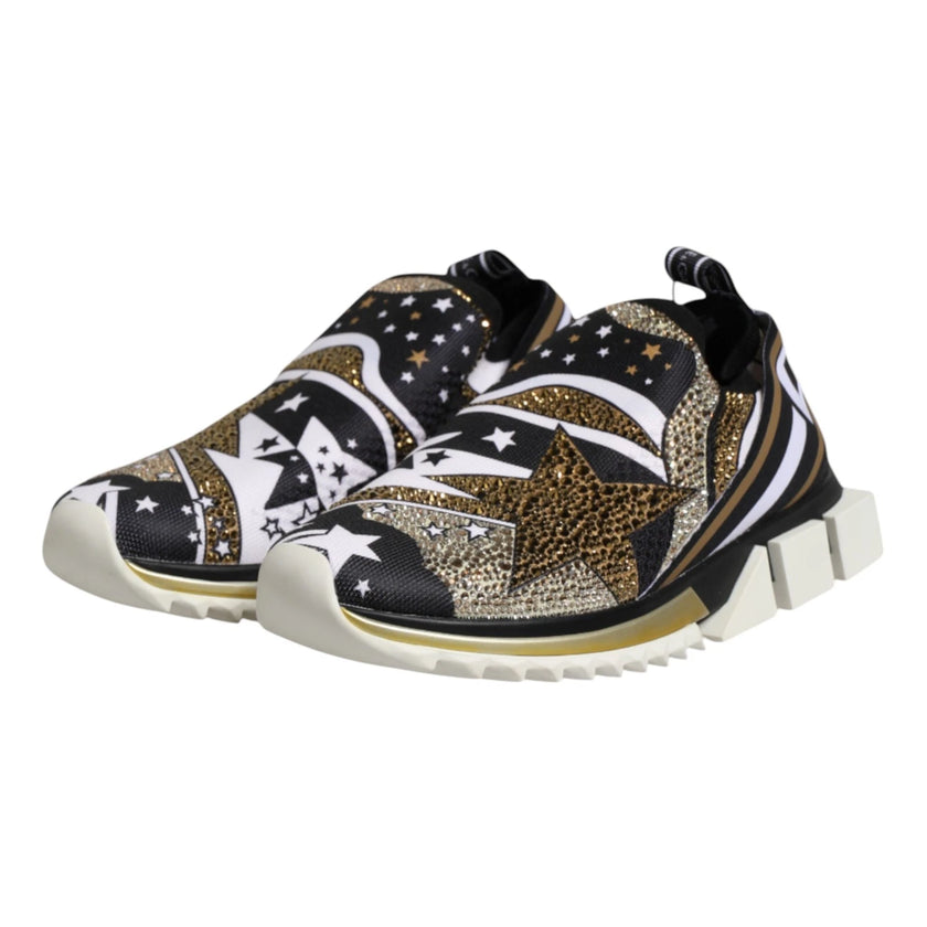 Dolce & Gabbana Multicolor Sorrento Low Top Sneakers Schuhe