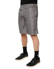 Dolce & Gabbana Hellgraue Badeshorts aus Nylon mit elastischem Bund Bademode