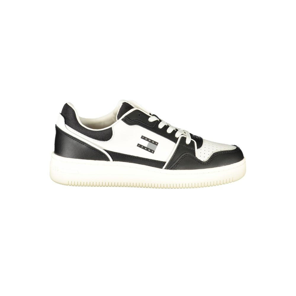 Tommy Hilfiger Men's Black Polyurethane Sneaker