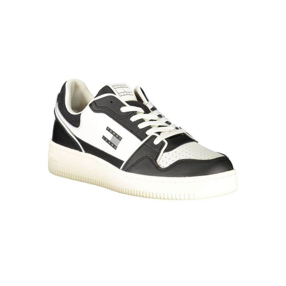 Tommy Hilfiger Men's Black Polyurethane Sneaker