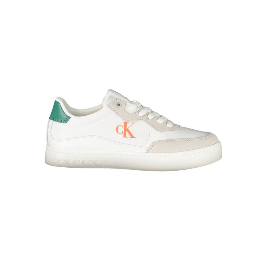 Calvin Klein White Polyurethane Men's Sneaker