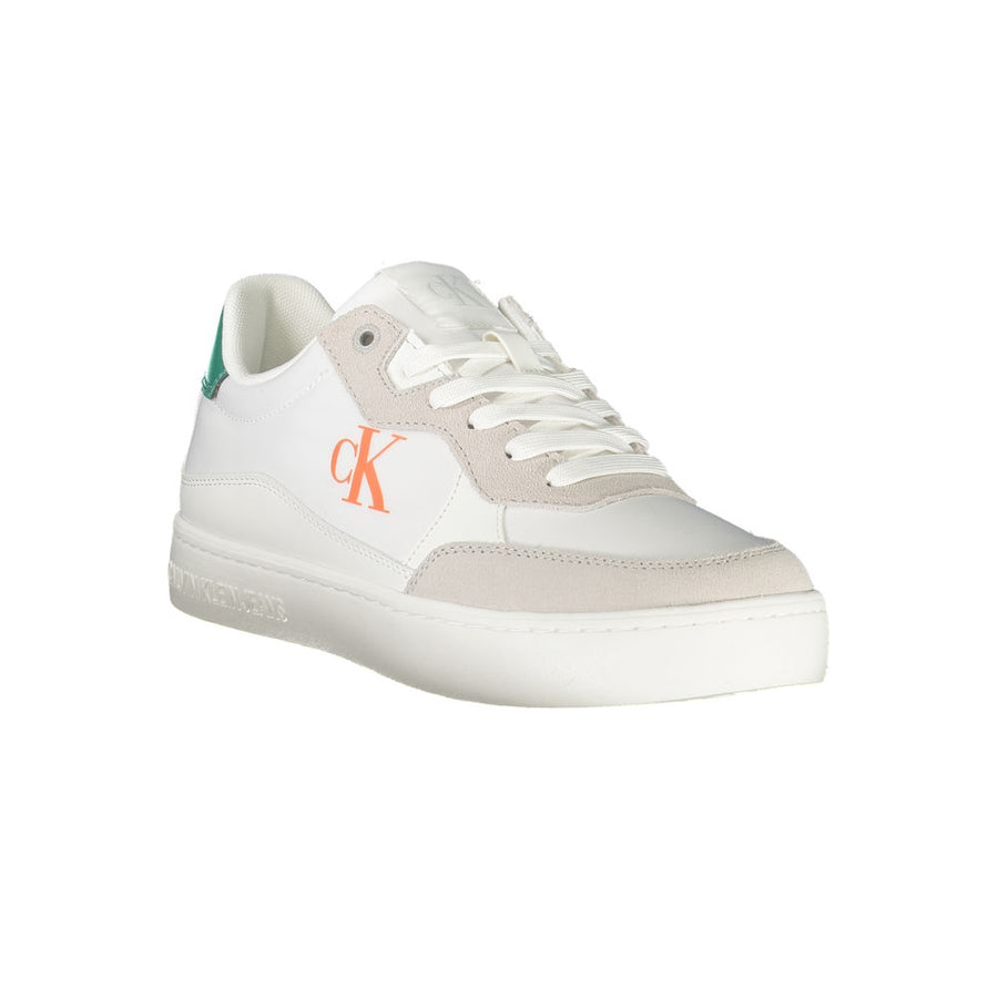Calvin Klein White Polyurethane Men's Sneaker