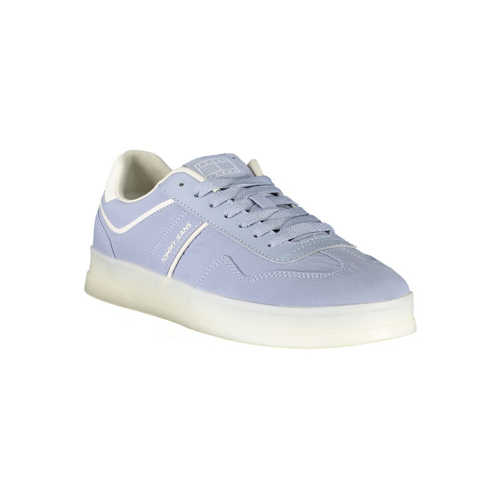 Tommy Hilfiger Blue Leather Women's Sneakers