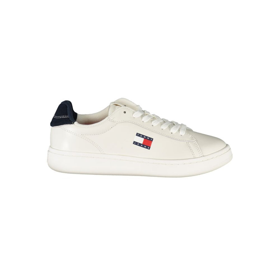 Tommy Hilfiger White Women's Polyurethane Sneakers