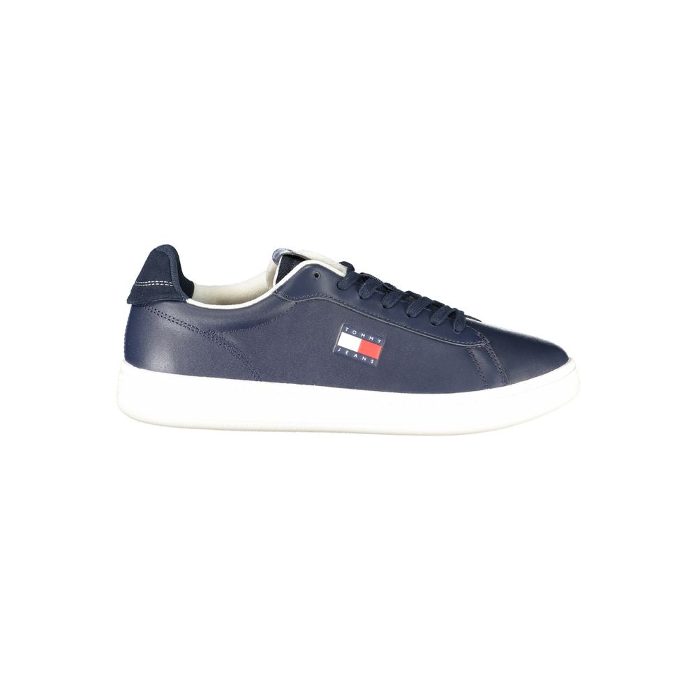 Tommy Hilfiger Men's Blue Polyurethane Sneakers