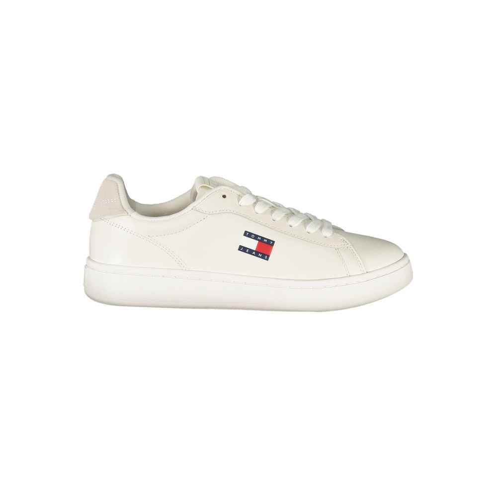 Tommy Hilfiger White Women's Polyurethane Sneakers