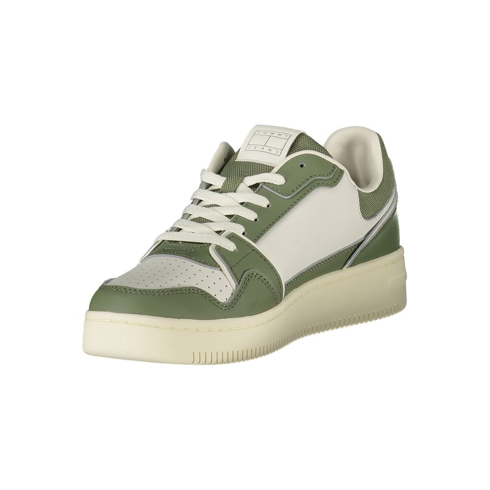 Tommy Hilfiger Green Polyester Sneakers