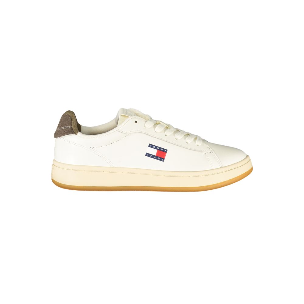 Tommy Hilfiger White Women's Polyurethane Sneakers