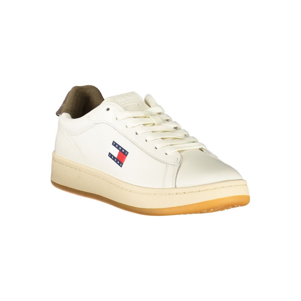 Tommy Hilfiger White Women's Polyurethane Sneakers