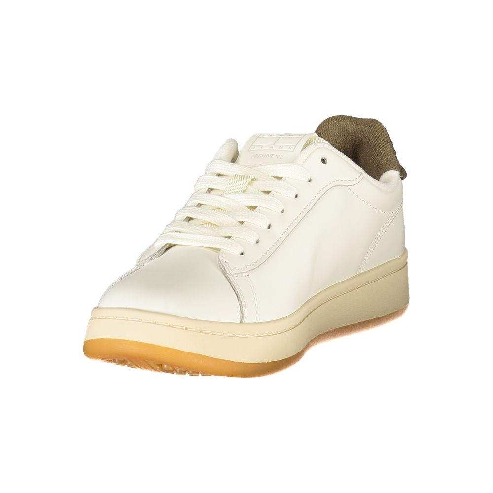 Tommy Hilfiger White Women's Polyurethane Sneakers