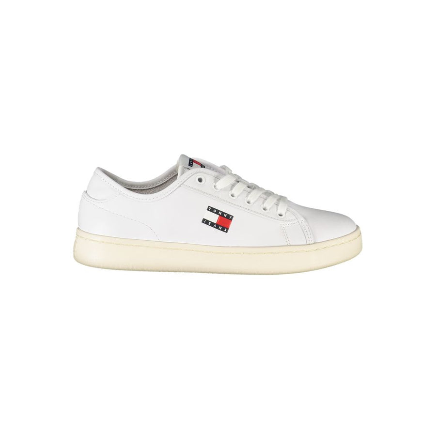 Tommy Hilfiger White Women's Polyurethane Sneakers