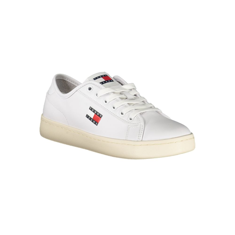 Tommy Hilfiger White Women's Polyurethane Sneakers