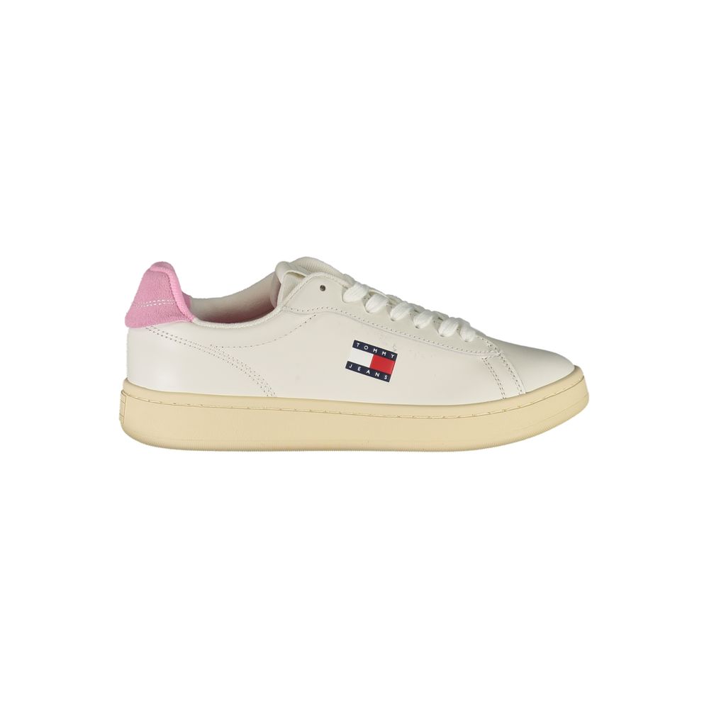 Tommy Hilfiger White Women's Polyurethane Sneakers