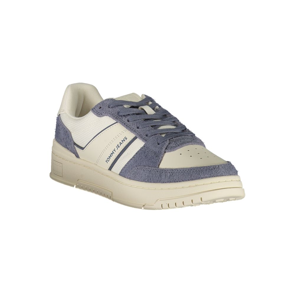 Tommy Hilfiger Men's White Leather Sneakers