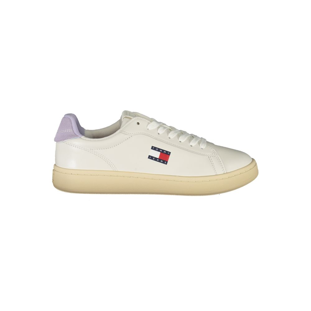 Tommy Hilfiger White Polyurethane Women's Sneaker