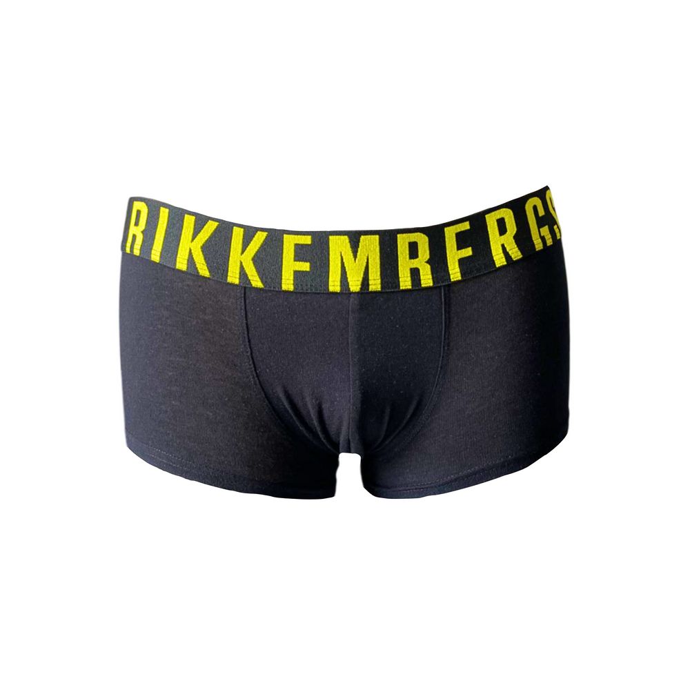 Bikkembergs Herren Boxershorts aus schwarzer Baumwolle