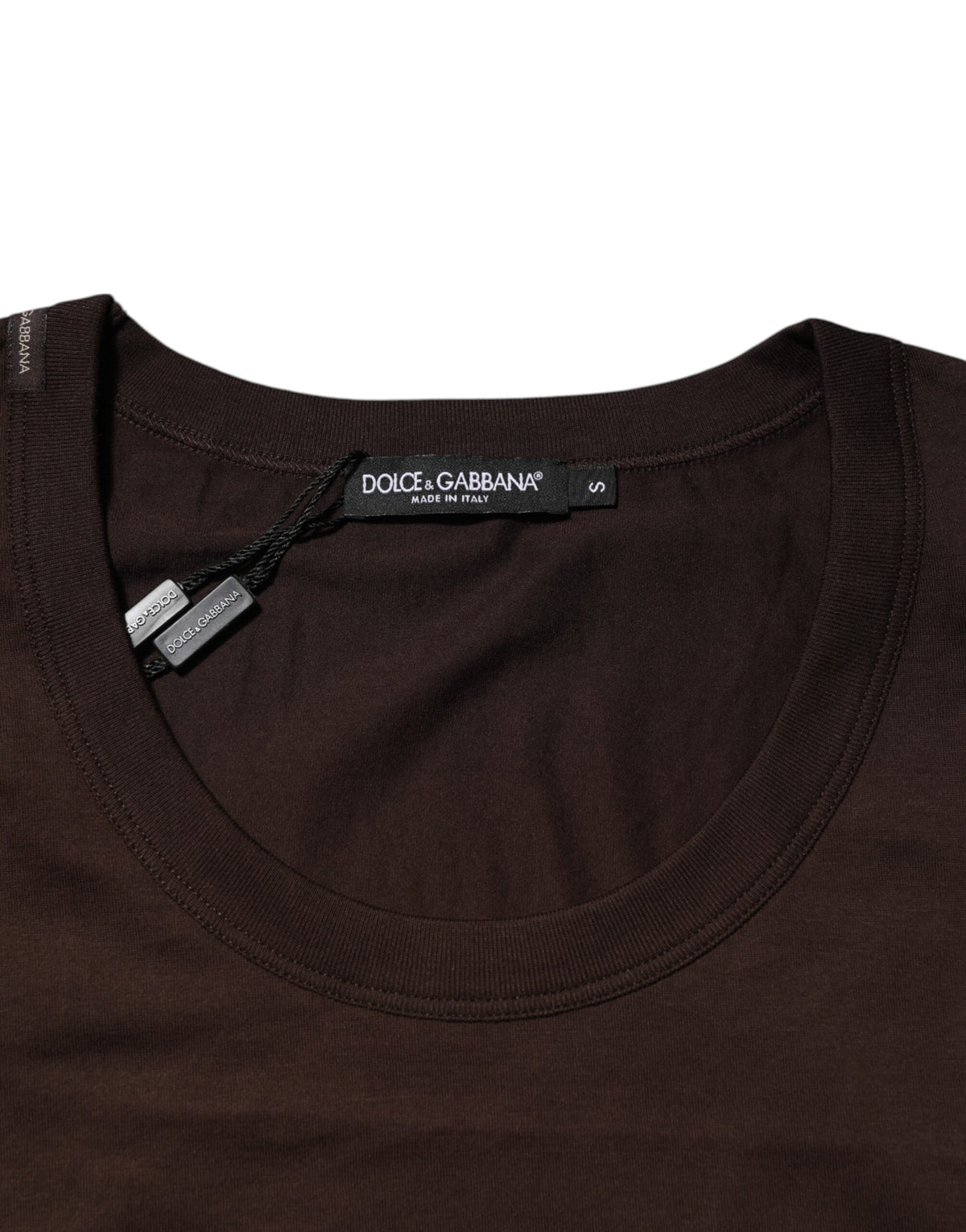 Dolce & Gabbana Brown Cotton Sleeveless Underwear Men's Tank Top