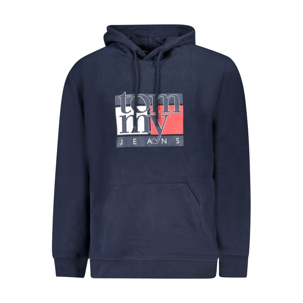 Tommy Hilfiger Men's Blue Cotton Hoodie