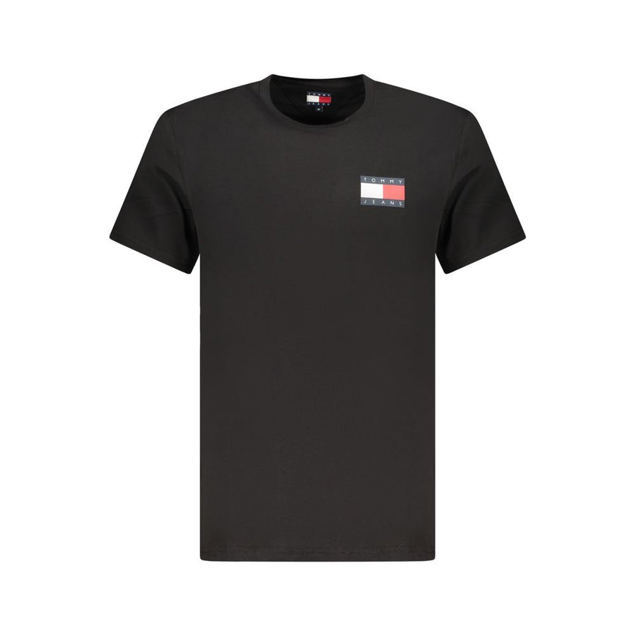 Tommy Hilfiger Men's Black Cotton T-Shirt