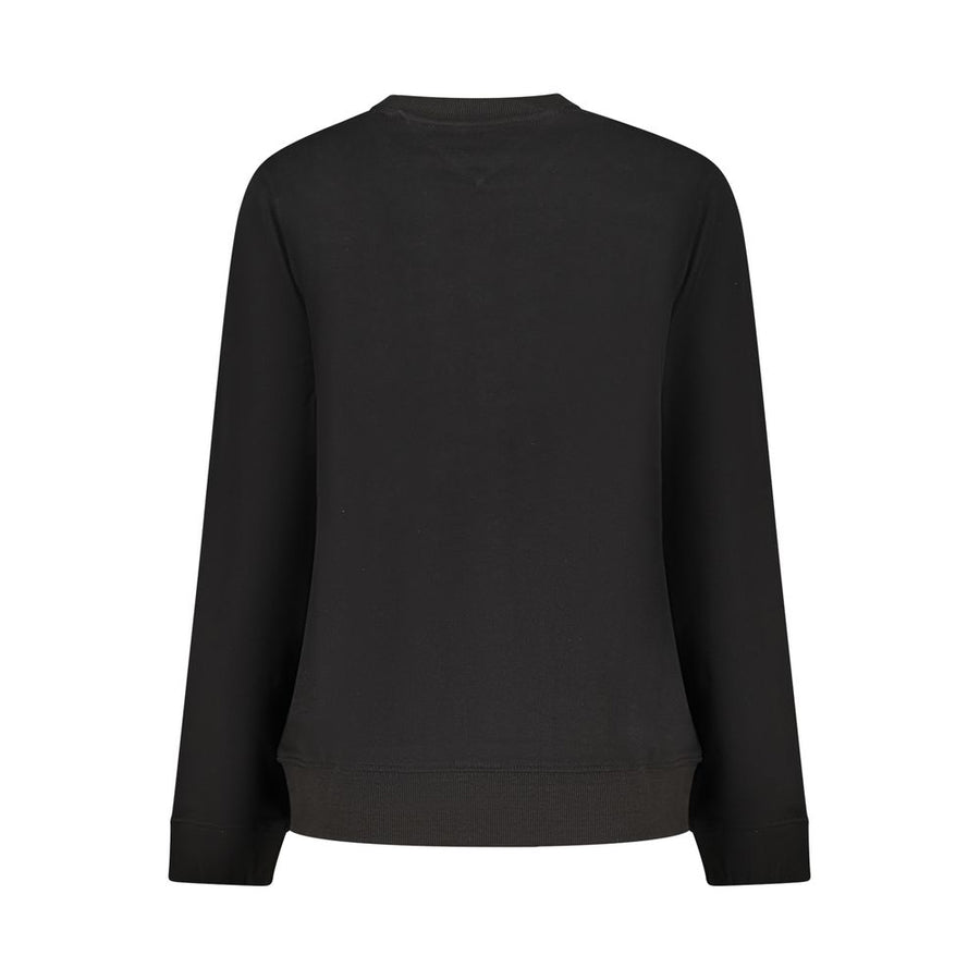 Tommy Hilfiger Women's Black Cotton Sweatshirt