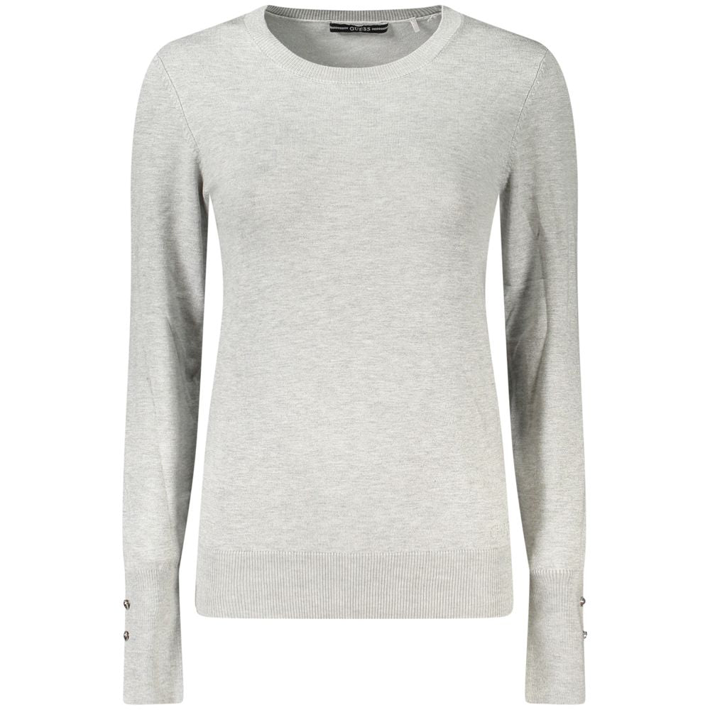 Guess Jeans Grigio Viscosa Damenpullover