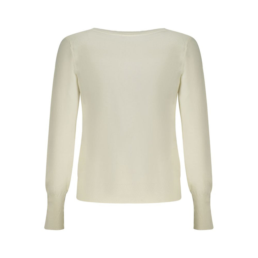 Guess Jeans Women's White Viscose Sweater