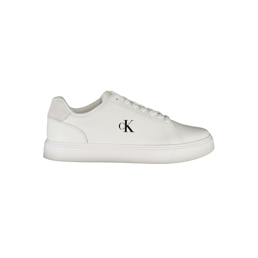 Calvin Klein White Polyurethane Men's Sneaker