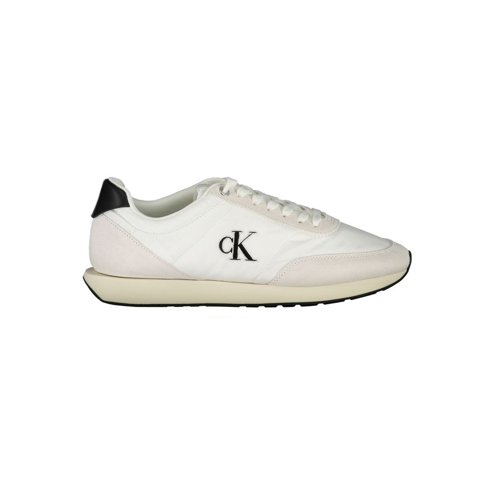 Calvin Klein White Men's Polyester Sneakers