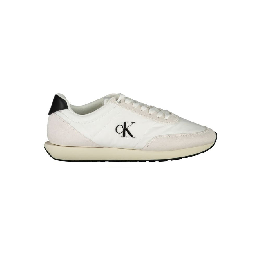 Calvin Klein White Men's Polyester Sneakers