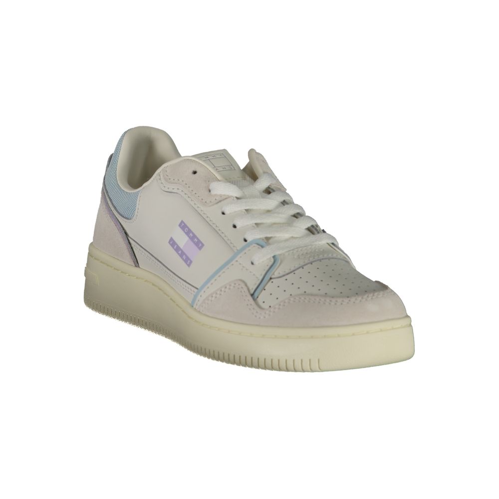 Tommy Hilfiger White Women's Polyurethane Sneakers