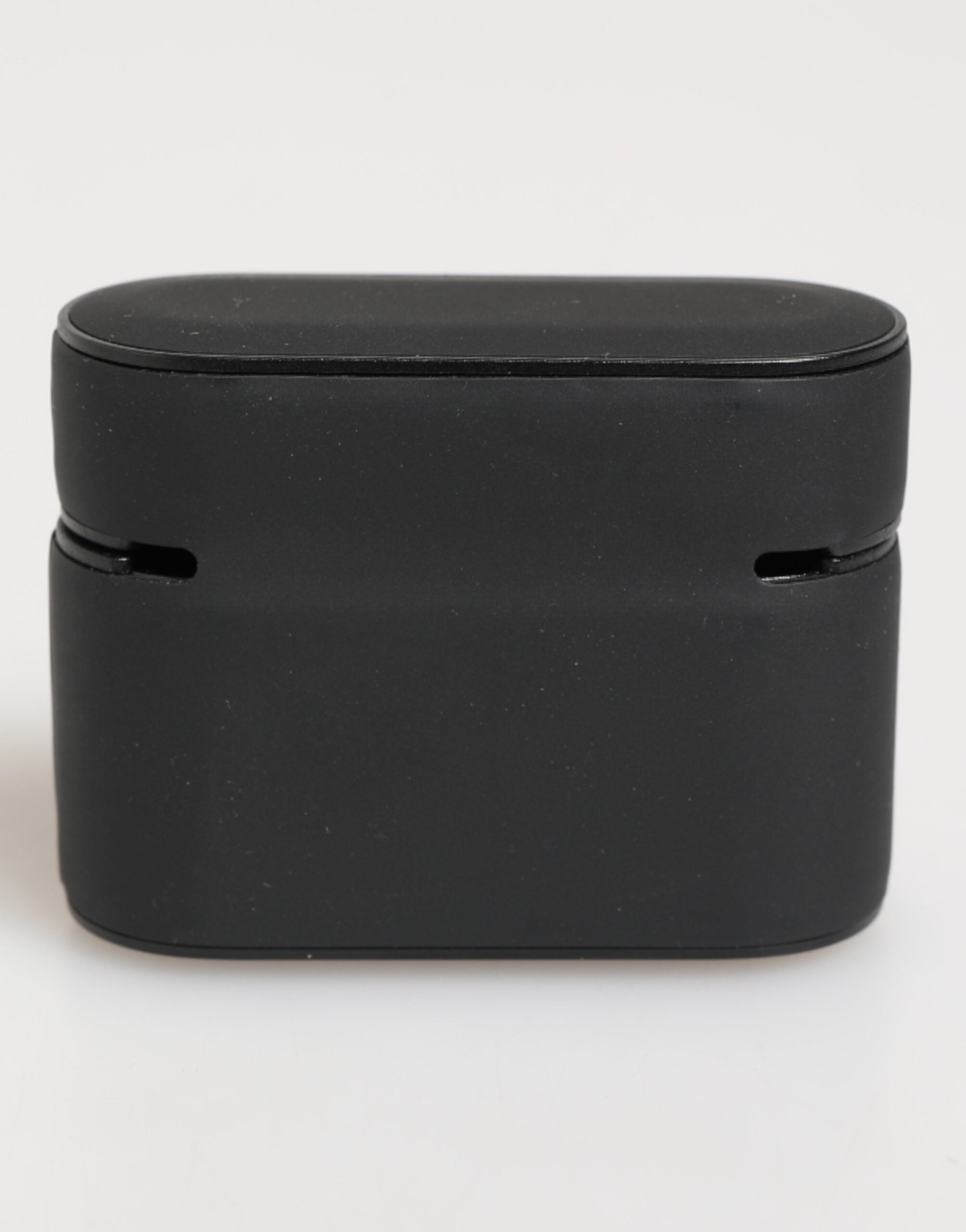 Dolce & Gabbana Schwarz Orange Gummi Logo Prägung Zubehör AirPods Hülle