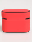 Dolce & Gabbana Rotes PVC DG Logo geprägte Herren Flip Case Airpods Hülle
