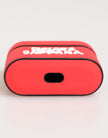 Dolce & Gabbana Rotes PVC DG Logo geprägte Herren Flip Case Airpods Hülle