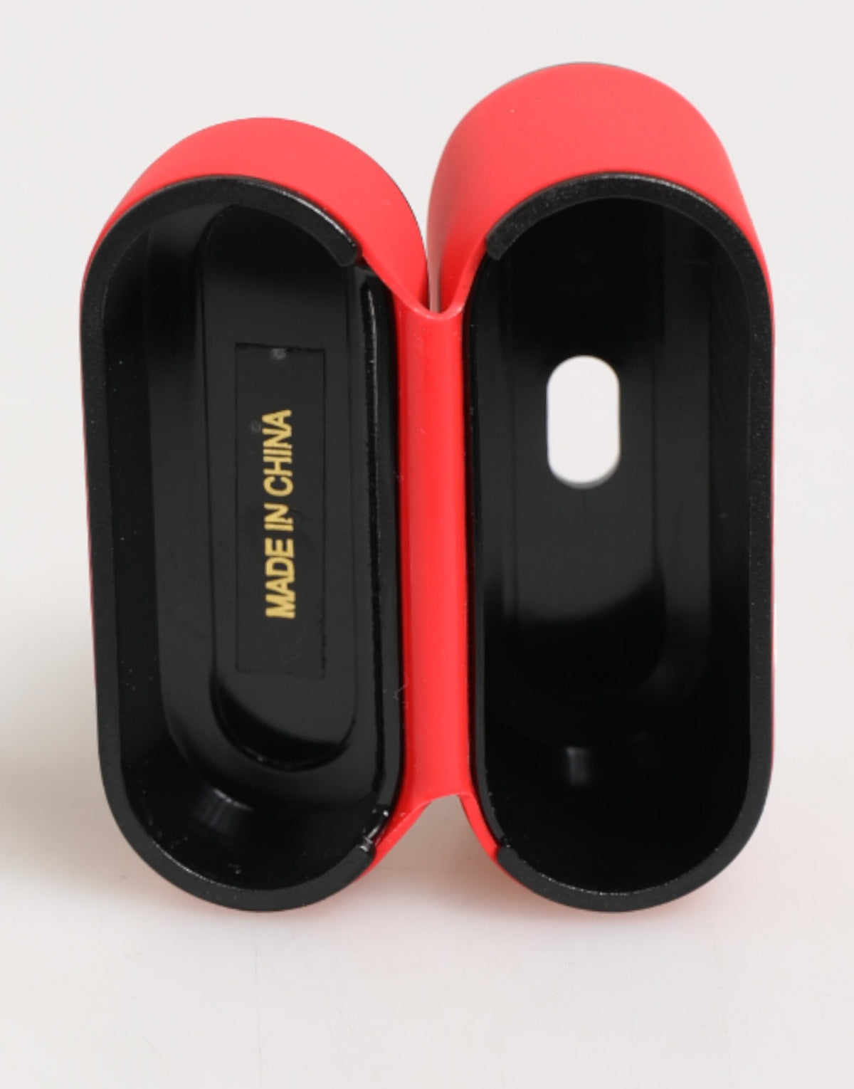 Dolce & Gabbana Red PVC DG Logo Embossed Men's Flip Case for Airpods