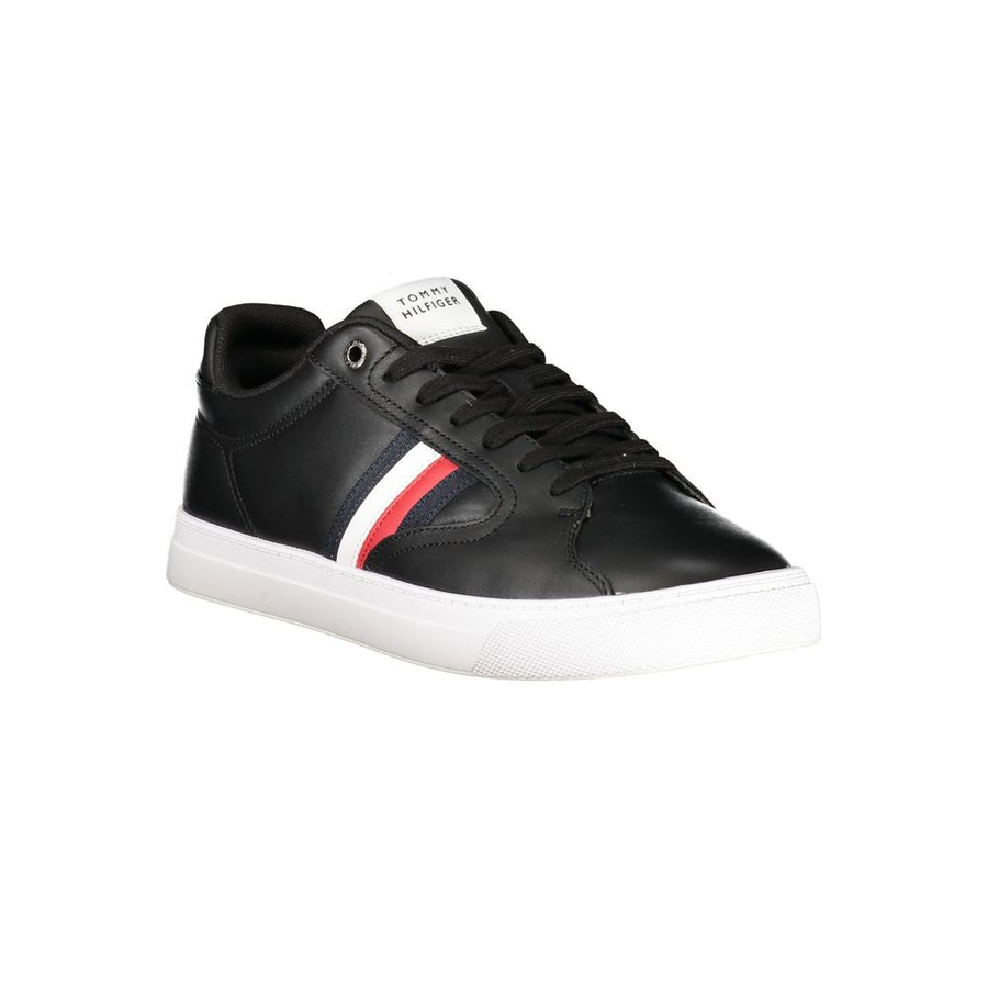 Tommy Hilfiger Black Men's Polyester Sneaker