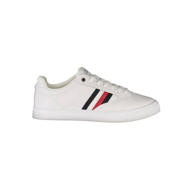 Tommy Hilfiger Bianco Leder Herren Sneaker