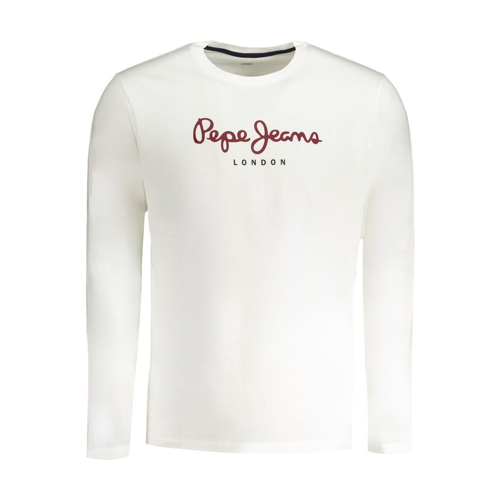 Pepe Jeans Bianco Baumwoll-T-Shirt für Herren