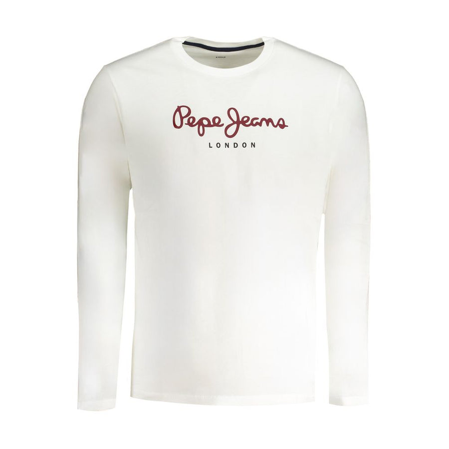 Pepe Jeans Bianco Baumwoll-T-Shirt für Herren
