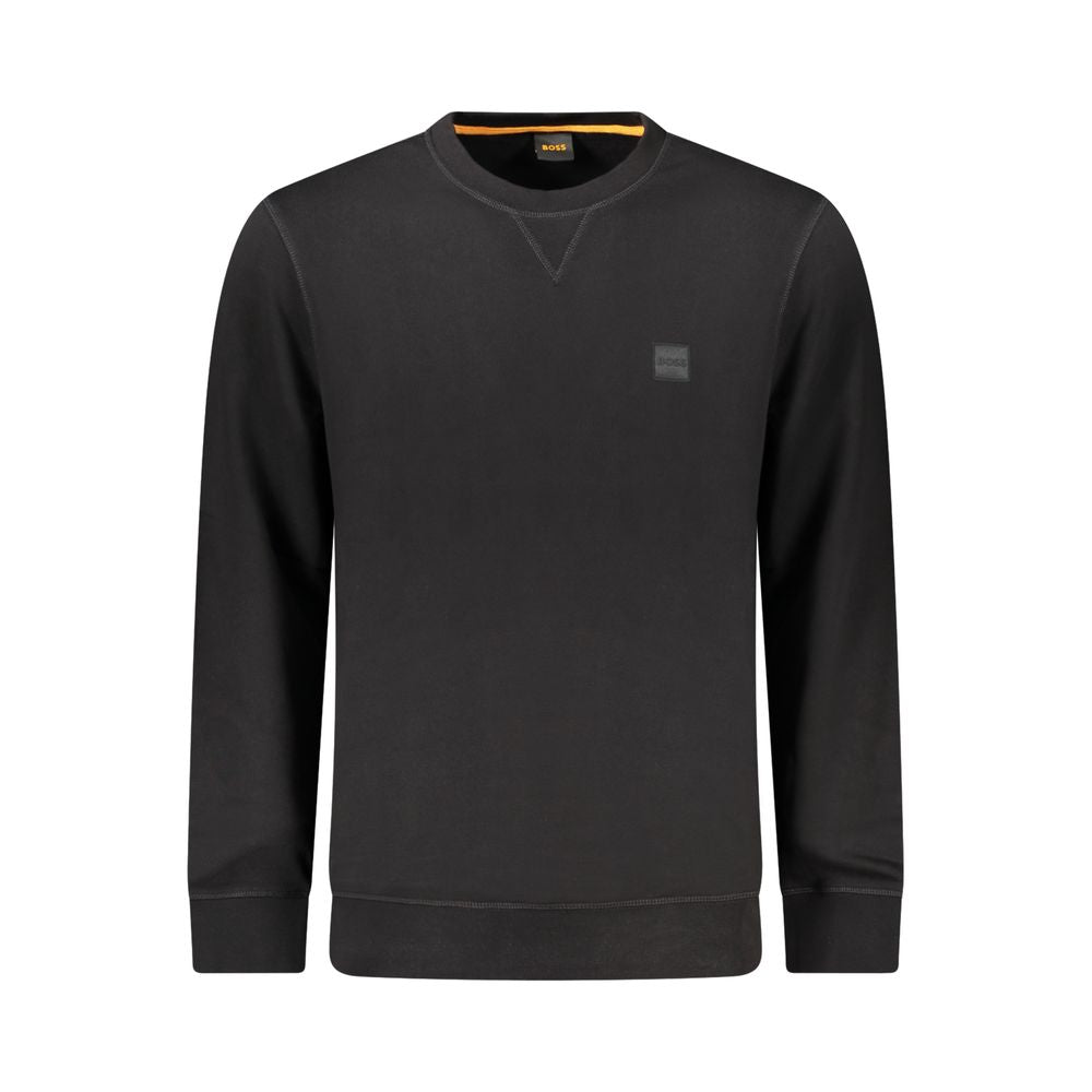 Hugo Boss Men's Black Cotton Sweater
