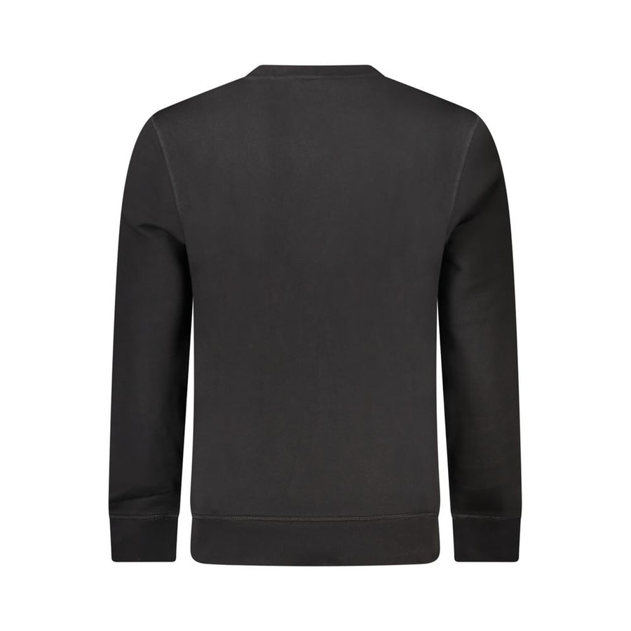 Hugo Boss Schwarzer Herrenpullover aus Baumwolle