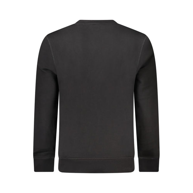 Hugo Boss Schwarzer Herrenpullover aus Baumwolle